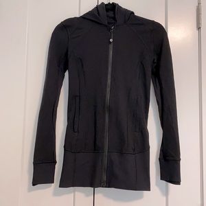 COPY - Lululemon Athletica hooded zip luon jacket…
